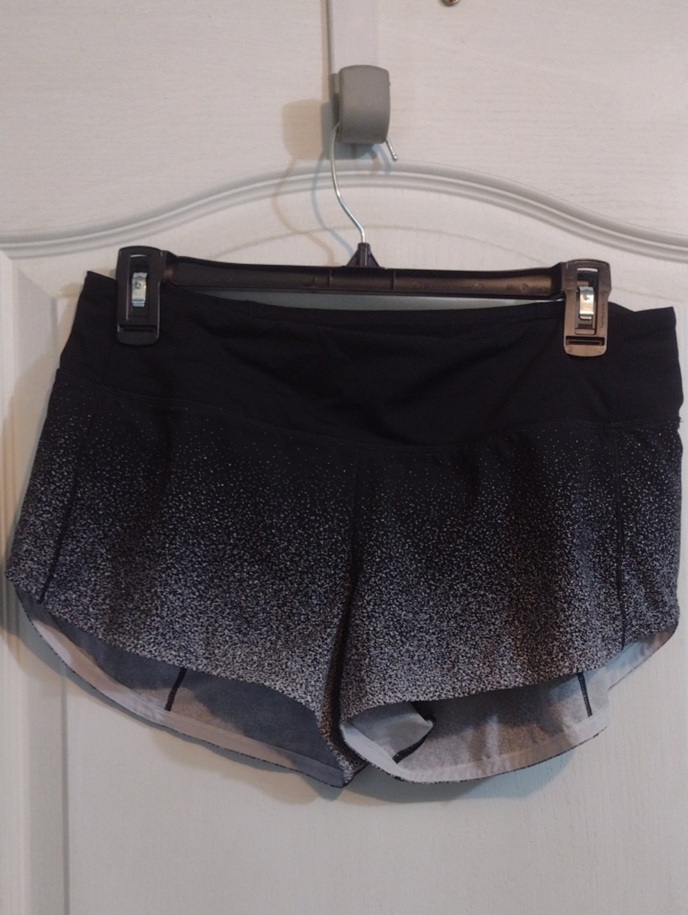 Lululemon Black Sparkle Running Shorts